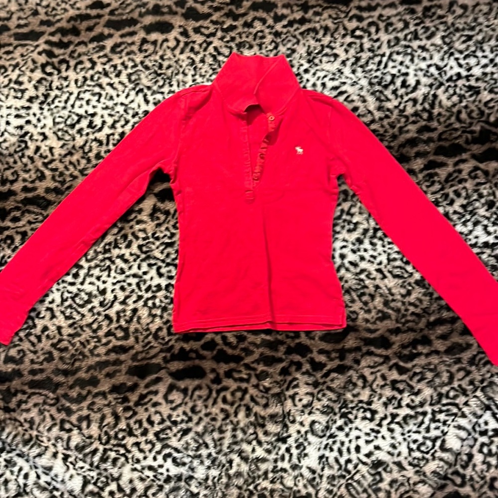 Abercromie Kids Long Sleeved Polo Collared Shirt